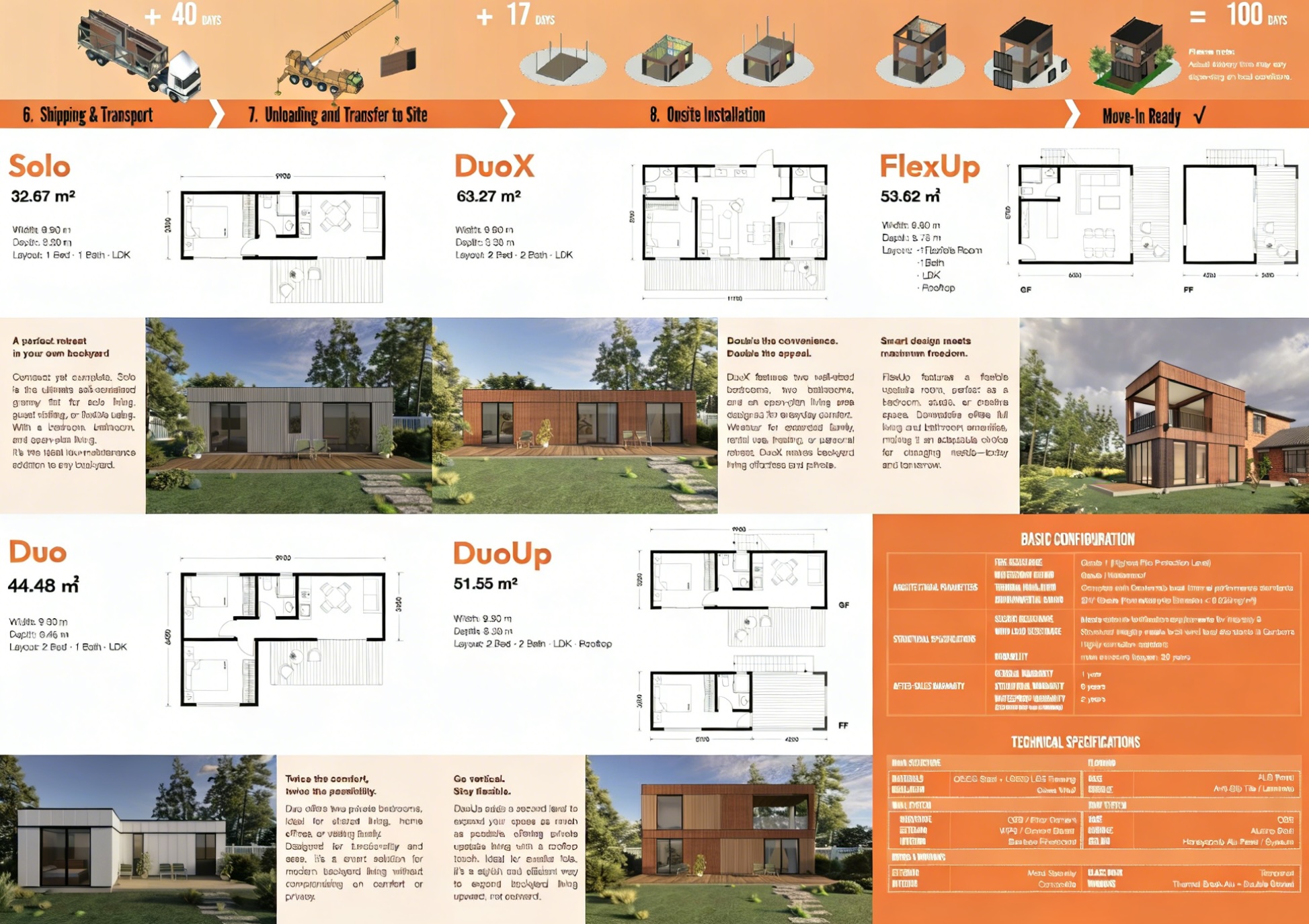 ADU interior layout with full living space design